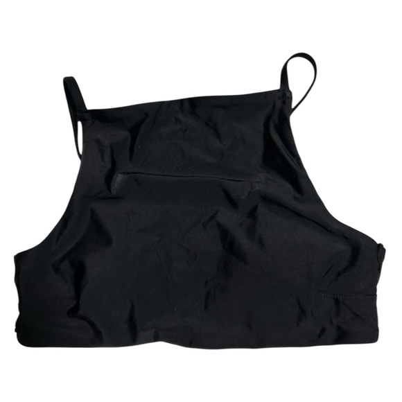 NWT Aerie American Eagle Black High Neck Crop Bikini
Swim Top Size Small - Picture 1 of 5